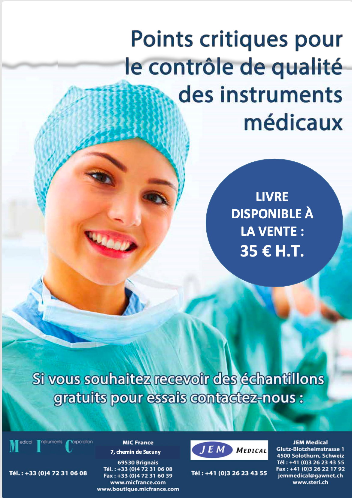 Books critical points medical instruments