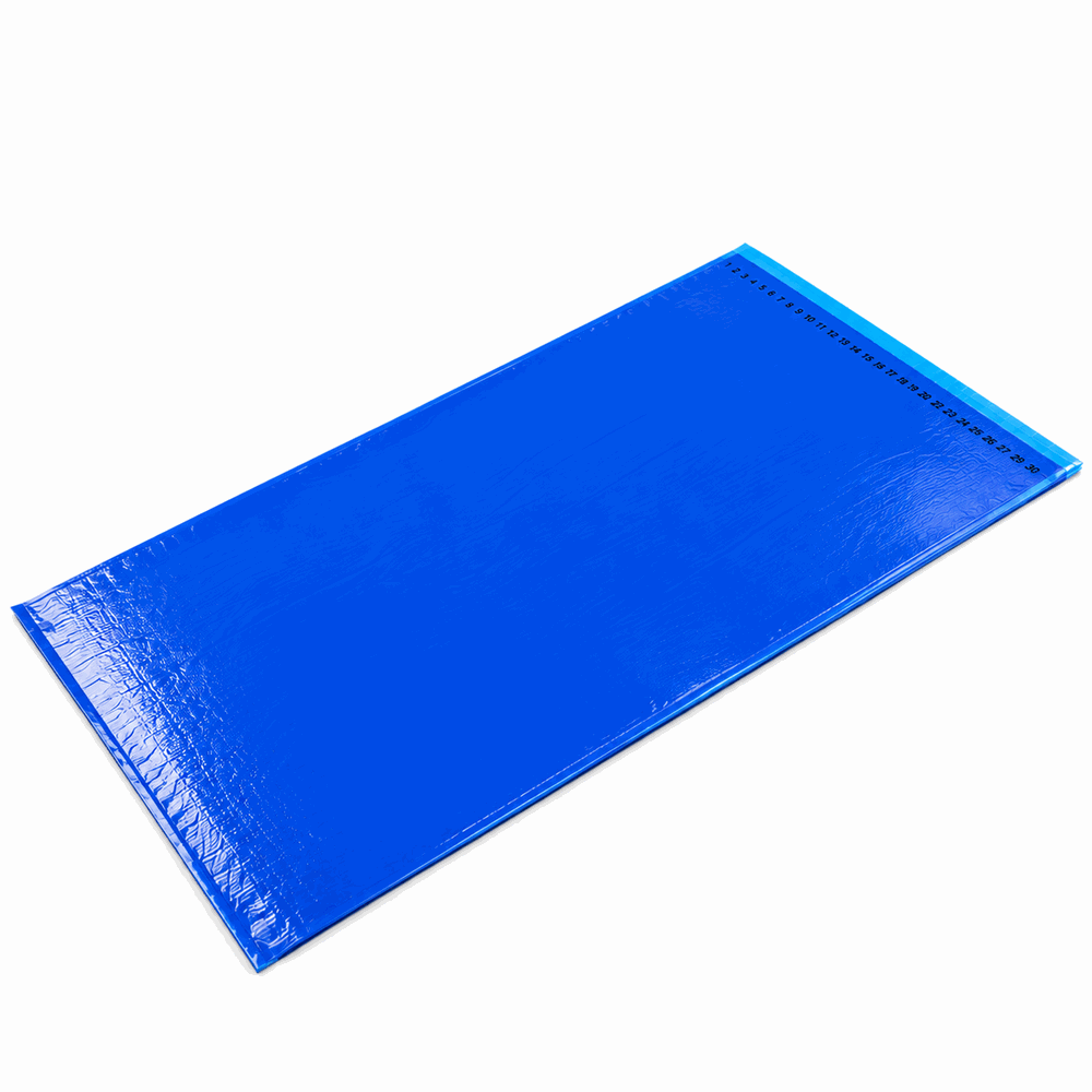SALUBER - Tapis de sol décontaminants adhésifs et amovibles