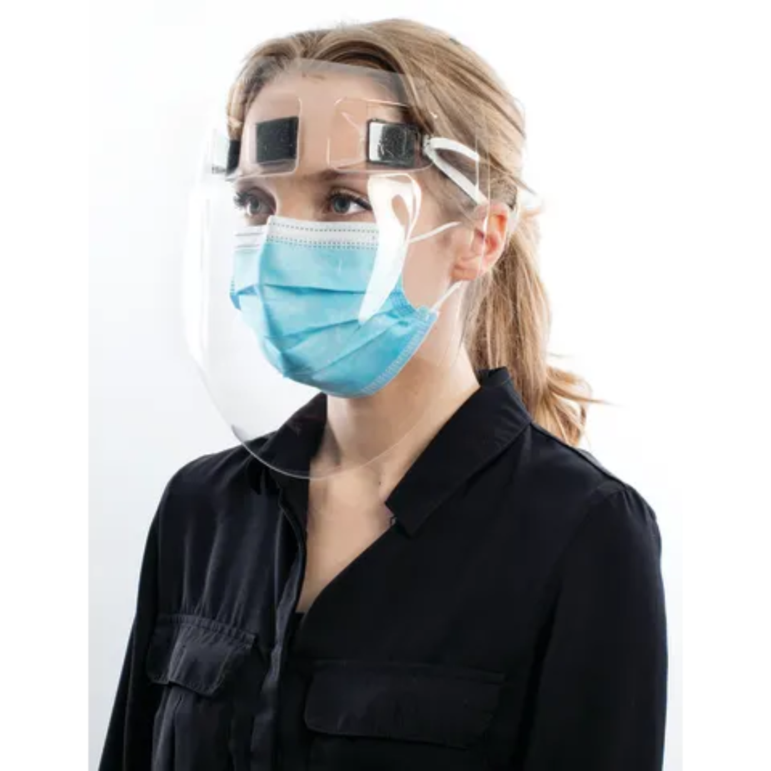 Bettershield - Protector facial desechable en caja de 100 unidades